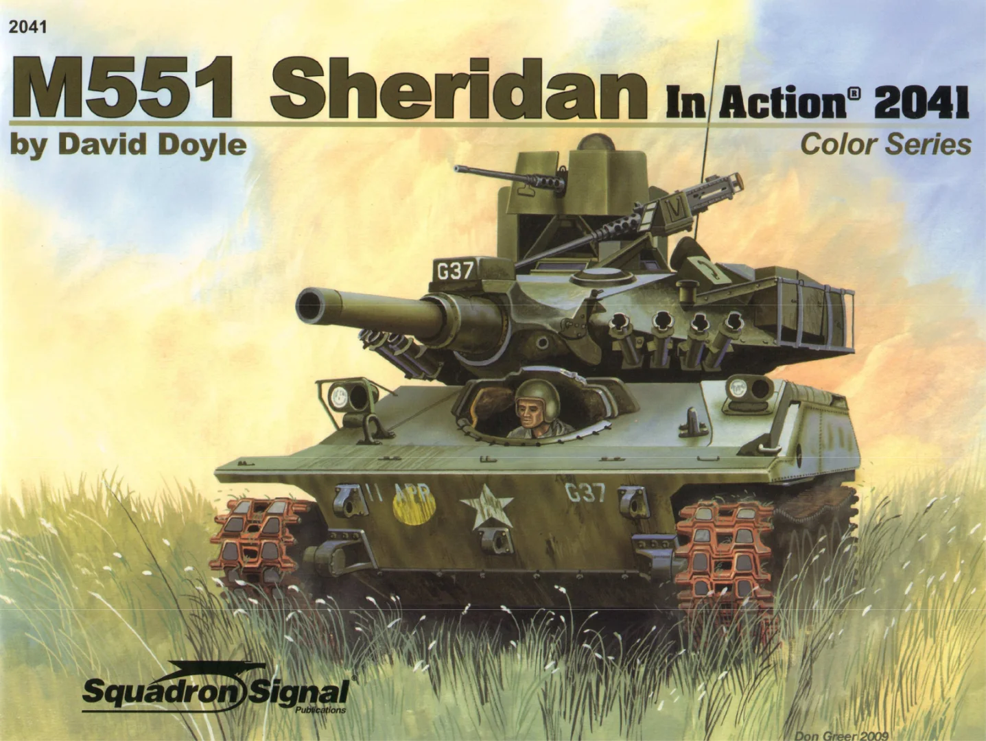 Sinal de Esquadrão 2041 M551 Sheridan