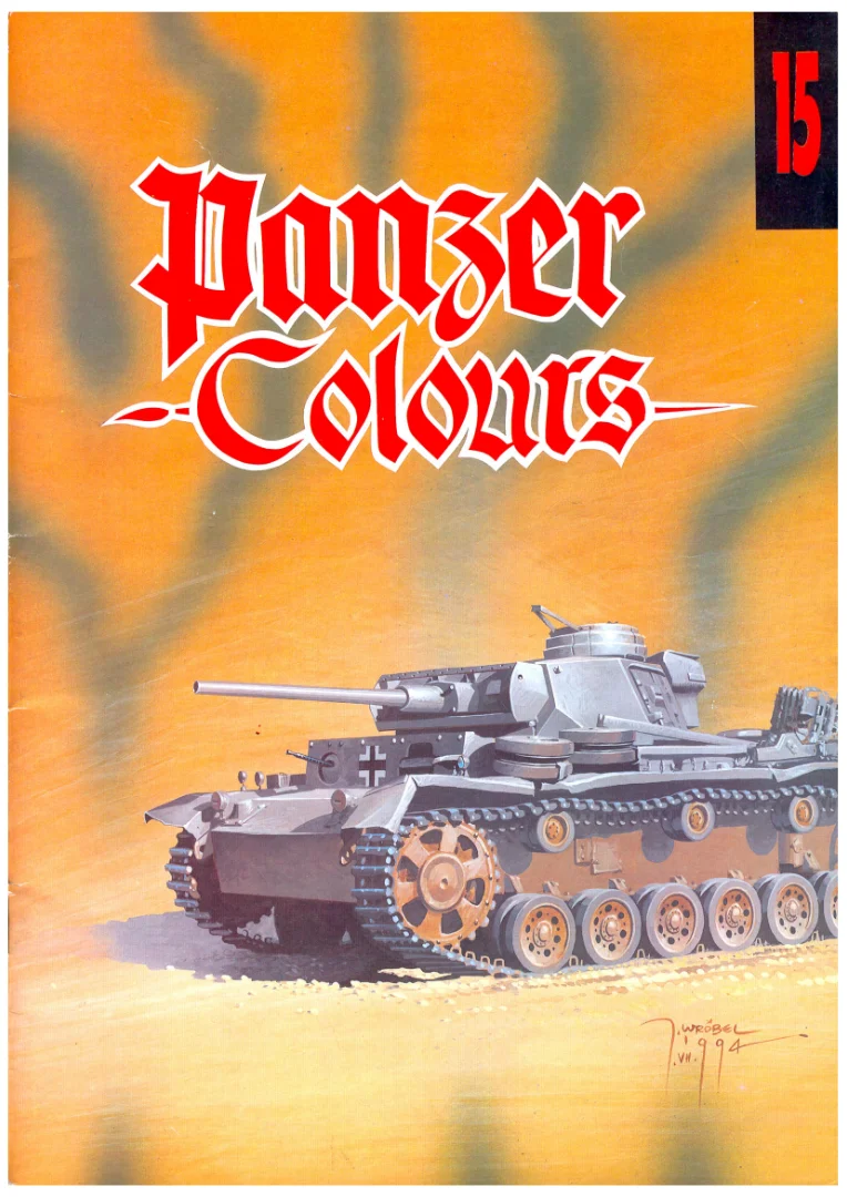 Forlaget Militaria 15 Panzerfarver