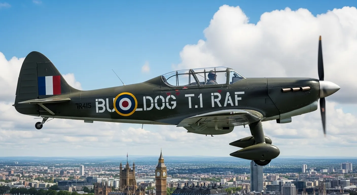 Bulldog T.1 RAF london