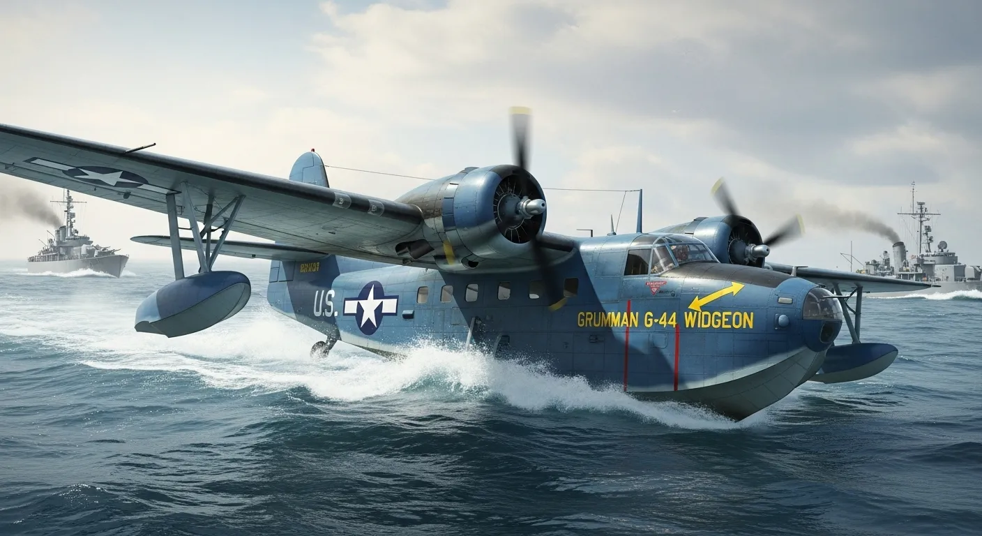 Grumman G-44 Widgeon sea