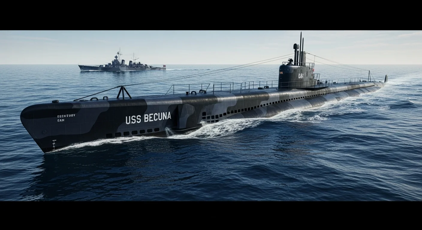 USS Becuna war