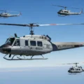 Bell UH-1 Iroquois sky