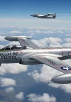Lockheed F-94 Starfire sky