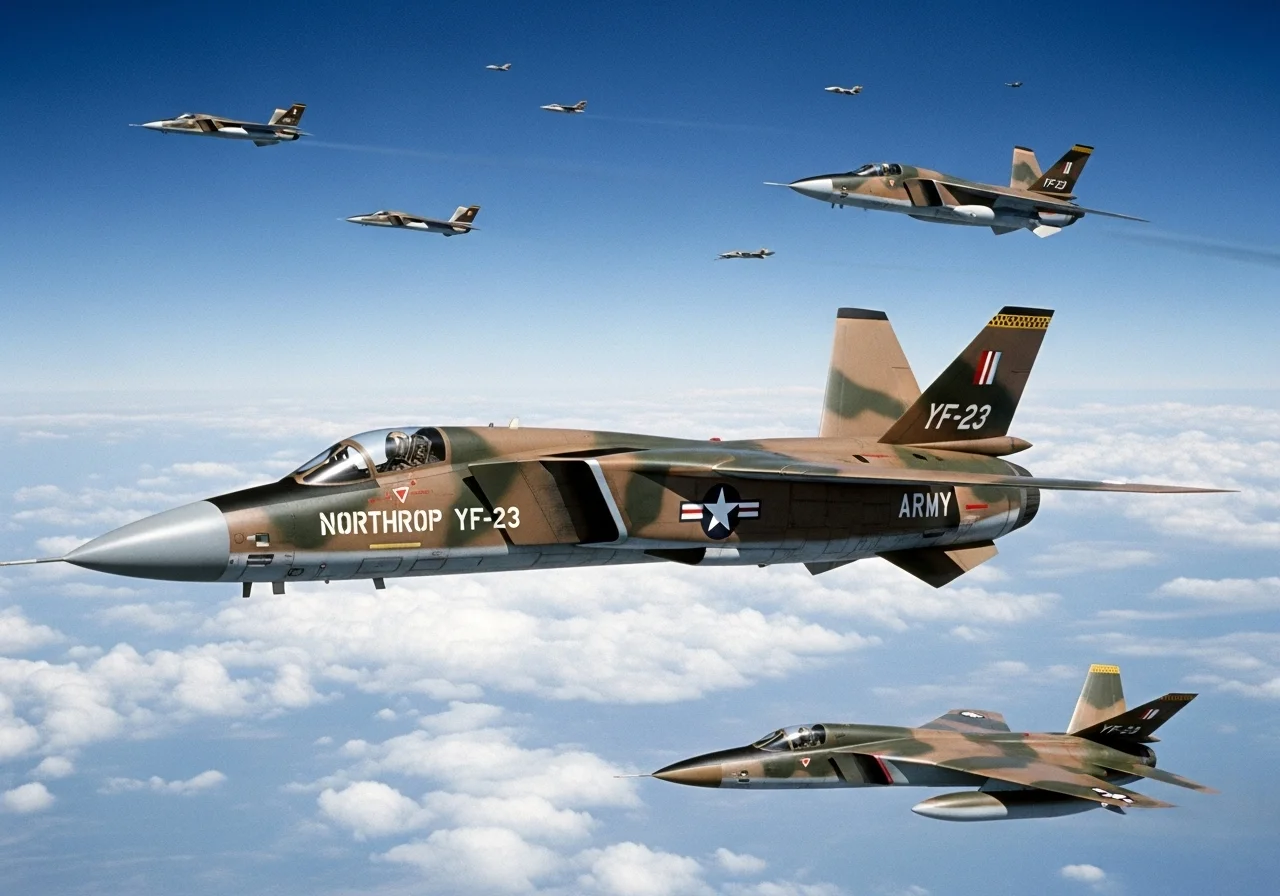 Northrop YF-23 sky