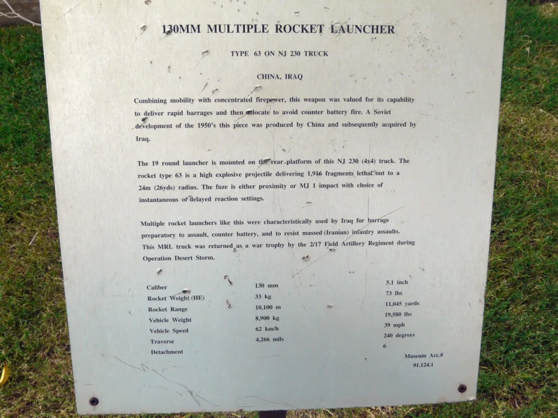 Type 63 130mm on NJ 230 Truck 01